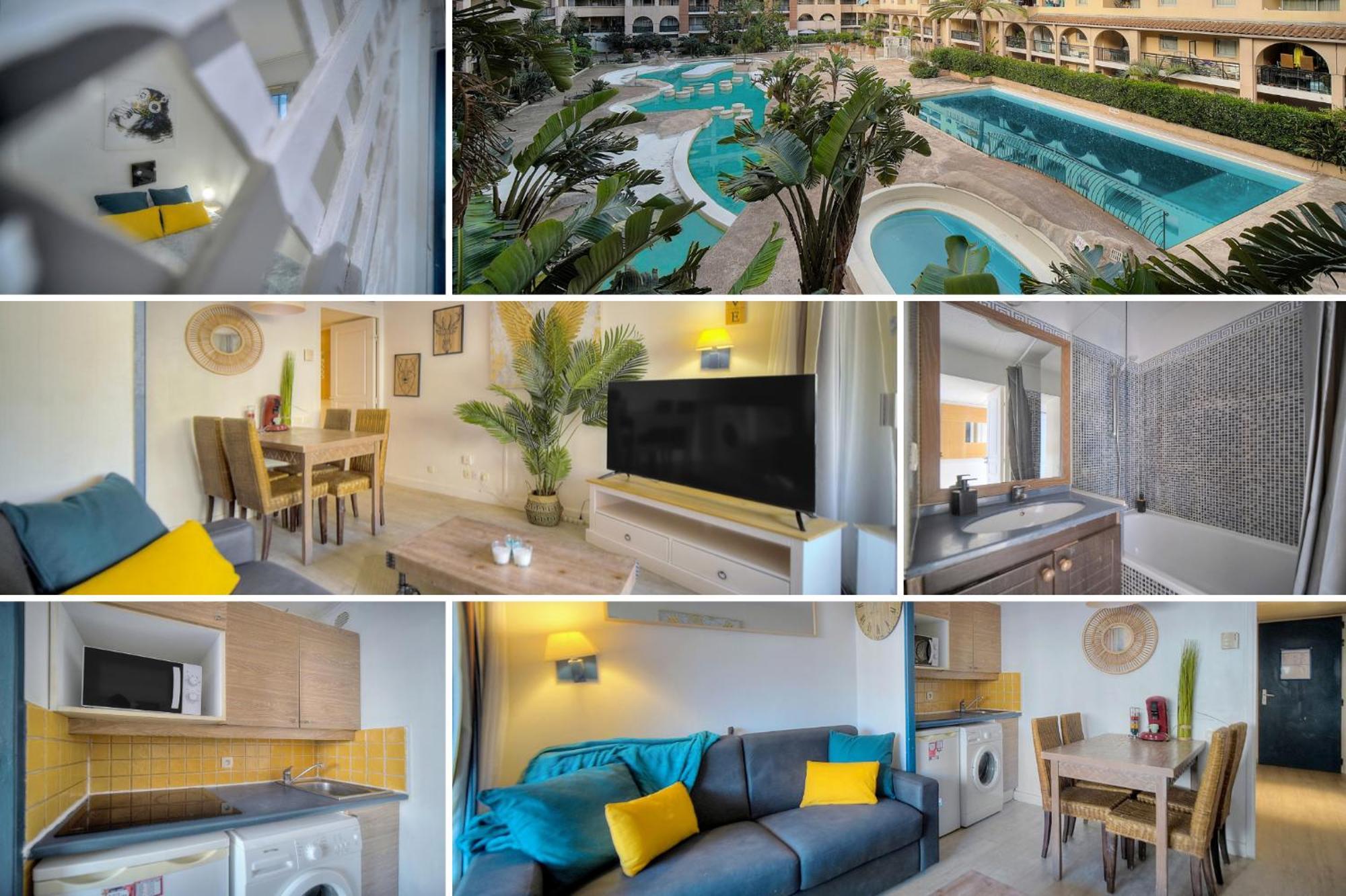 Apartment Les Cinq - 2 Min Mer - Piscine - Terrasse - Vca Cannes