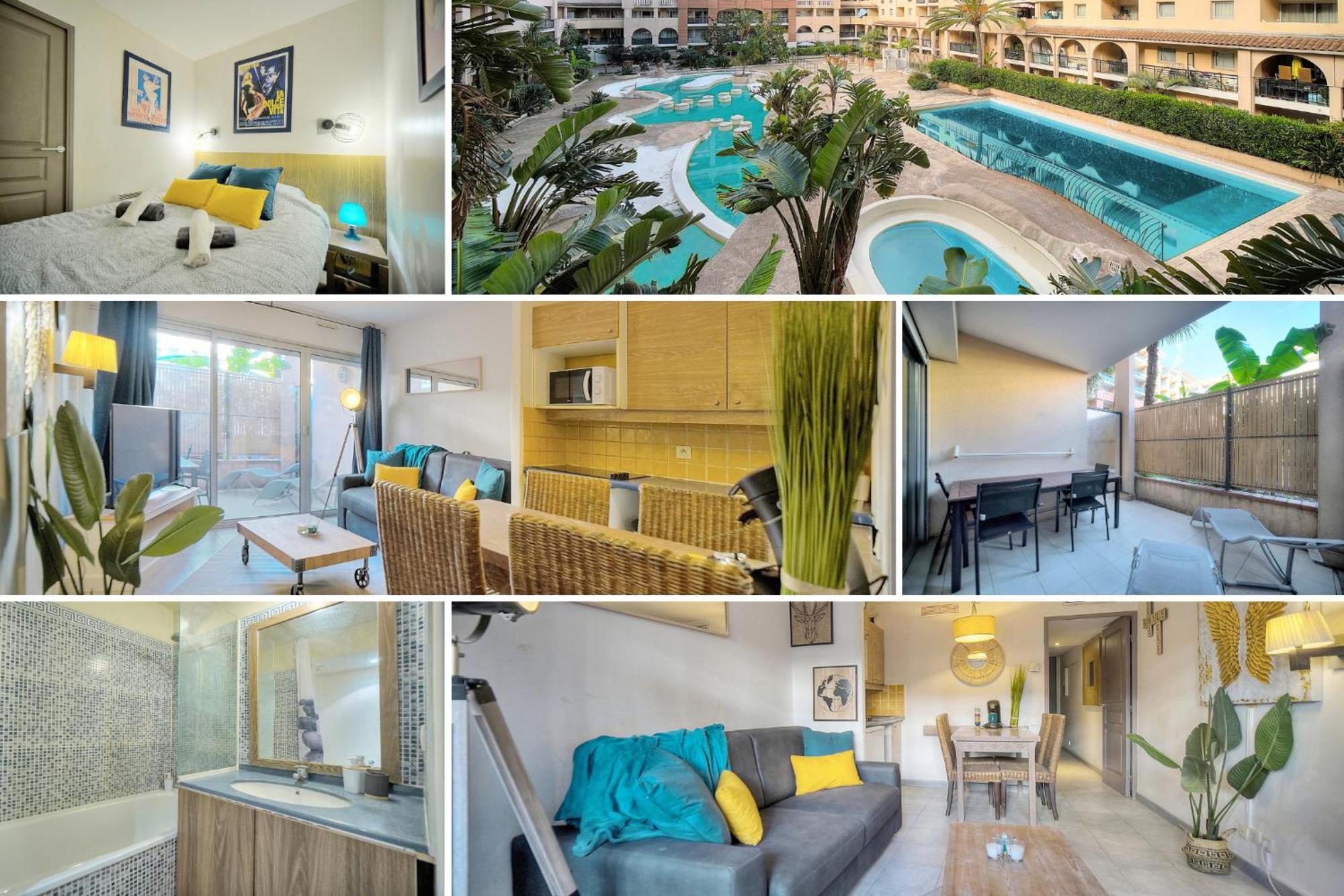 Les Cinq - 2 Min Mer - Piscine - Terrasse - Vca *